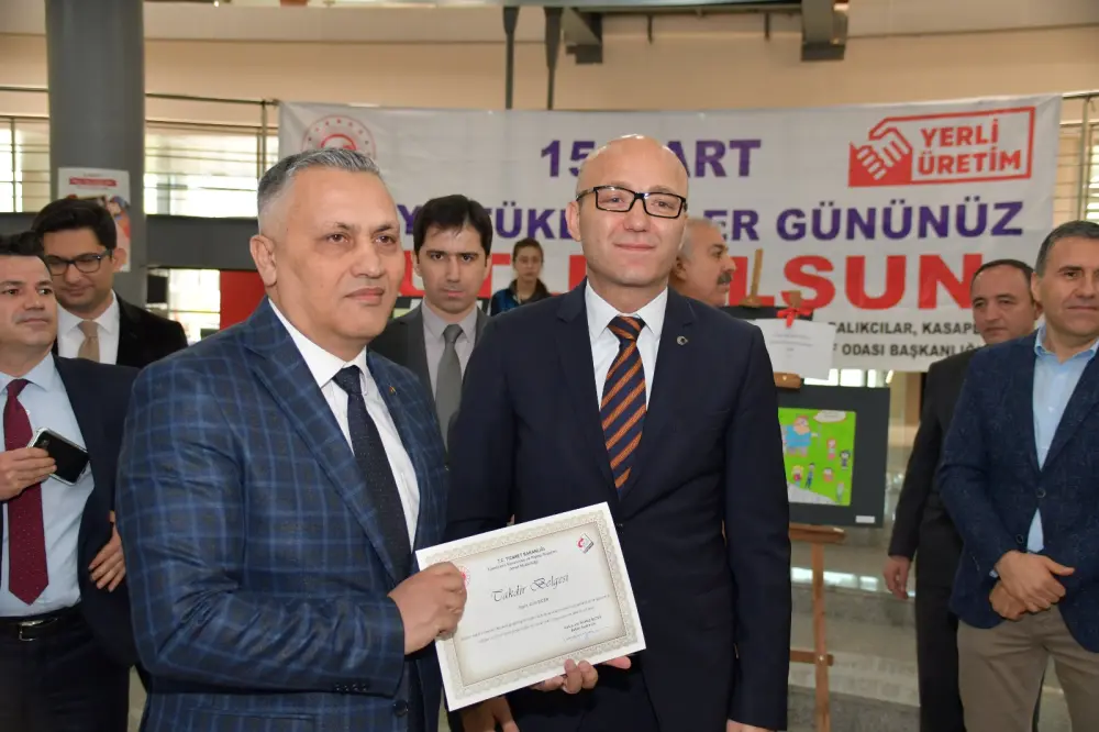 TÜKETİCİ HAFTASINDA ÇALIŞMALAR ÖDÜLLENDİRİLDİ