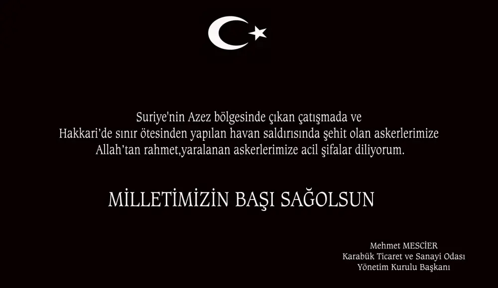 BAŞIMIZ SAĞOLSUN..