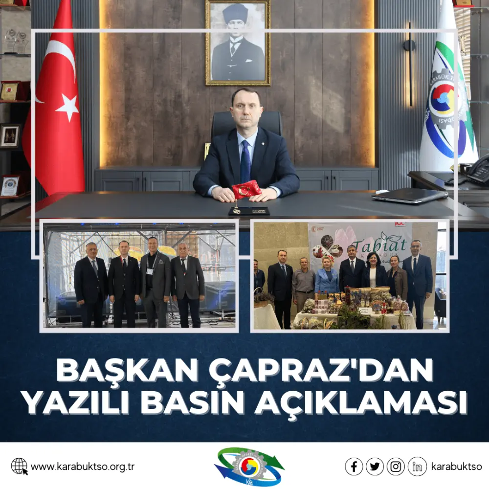 BAŞKAN ÇAPRAZ’DAN YAZILI BASIN AÇIKLAMASI