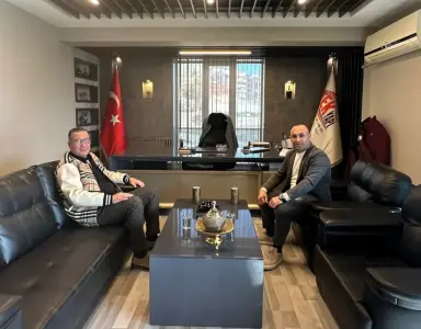 BAŞKAN ÇEBİ’DEN TEK YAPI GAYRİMENKUL’E ZİYARET