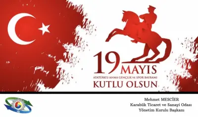 BAŞKAN MESCİER’İN 19 MAYIS KUTLAMA MESAJI