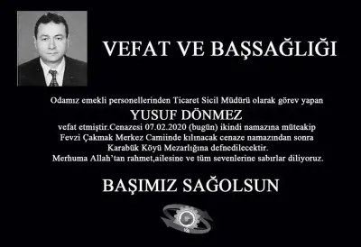 VEFAT VE BAŞSAĞLIĞI