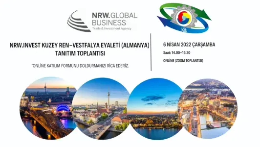 KARABÜK TSO, NRW.GLOBAL İŞBİRLİĞİYLE ALMANYA YATIRIM VE TİCARET FIRSATLARINI PAYLAŞACAK