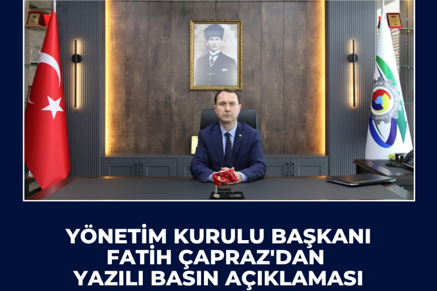 3 KASIM TARİHLİ YAZILI BASIN AÇIKLAMASI