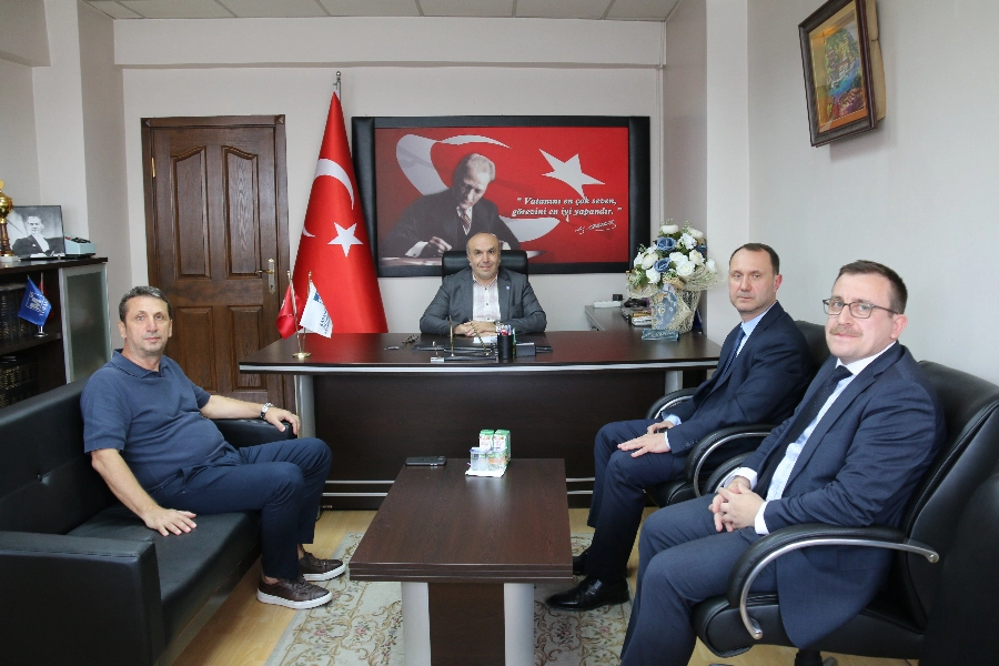 BAŞKAN ÇAPRAZ’DAN UĞUR DEMİR’E HAYIRLI OLSUN ZİYARETİ