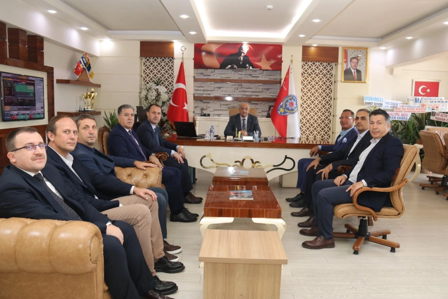 İL EMNİYET MÜDÜRÜ AHMET CANVER’E HAYIRLI OLSUN ZİYARETİ