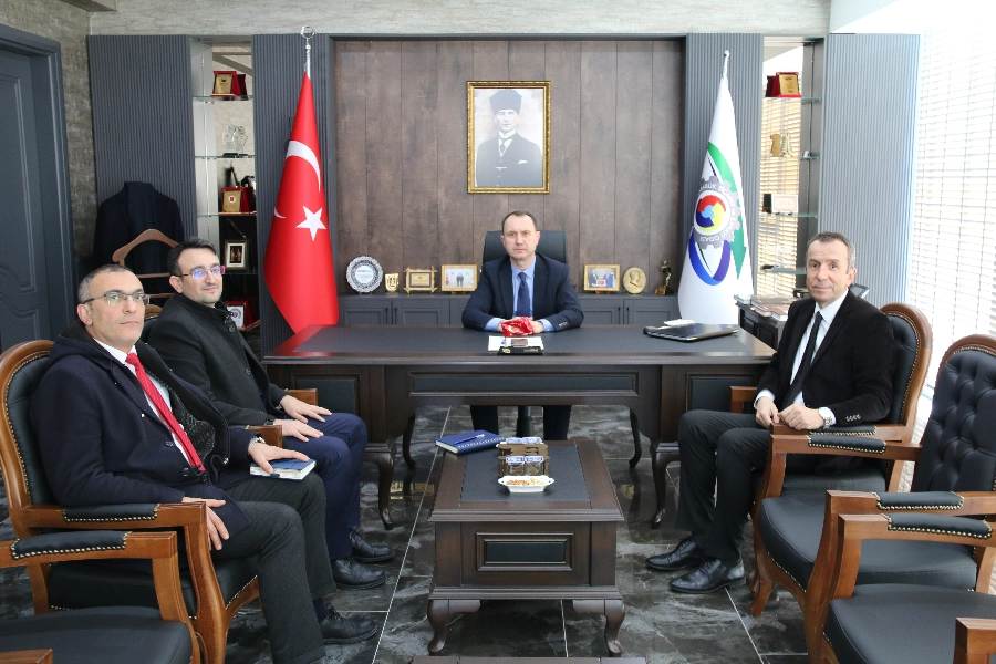 İL TARIM MÜDÜRÜ VE BAKKA TEMSİLCİLERİNDEN BAŞKAN ÇAPRAZ’A ZİYARET