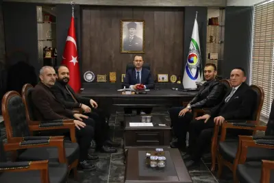 KBÜ KARİYER MERKEZİ’NDEN BAŞKAN ÇAPRAZ’A ZİYARET