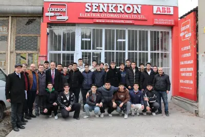 MESLEK LİSESİ ÖĞRENCİLERİNE ELEKTRİK ÜZERİNE TEKNİK GEZİ DÜZENLENDİ