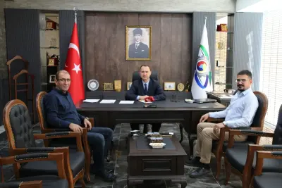 ÇELSANTAŞ YETKİLİLERİNDEN BAŞKAN ÇAPRAZ’A ZİYARET