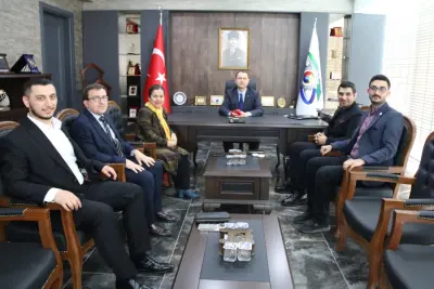 AFRİKA TİCARET MERKEZLERİ KURUCUSU UTKU BENGİSU’DAN BAŞKAN ÇAPRAZ’A ZİYARET