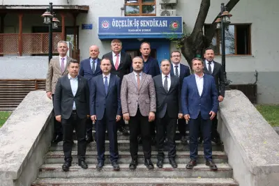 KTSO YÖNETİM KURULU’NDAN ÖZÇELİK-İŞ SENDİKASI KARABÜK ŞUBESİ’NE ZİYARET