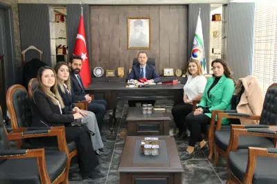 BAŞKAN ÇAPRAZ’A NEZAKET ZİYARET