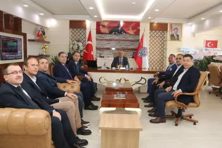İL EMNİYET MÜDÜRÜ AHMET CANVER’E HAYIRLI OLSUN ZİYARETİ