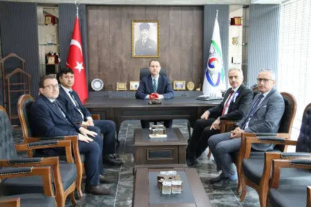 SGK İL MÜDÜRÜ İSMAİL YILDIRIM, BAŞKAN ÇAPRAZ’I ZİYARET ETTİ