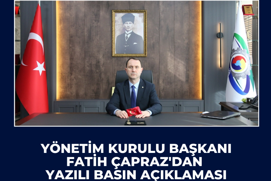 2 OCAK TARİHLİ YAZILI BASIN AÇIKLAMASI