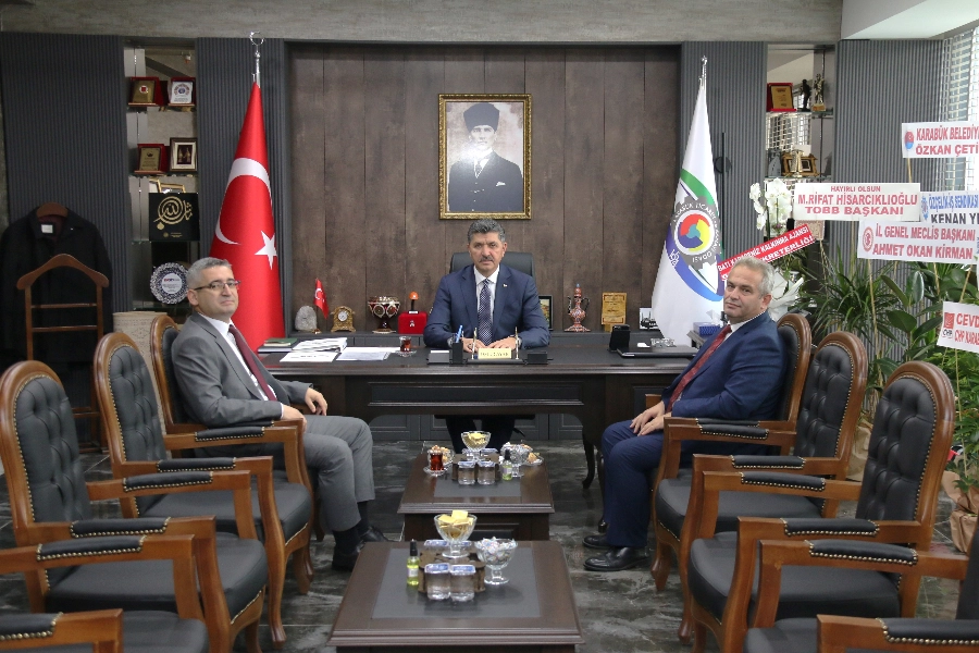 İL TARIM MÜDÜRÜ VE TKDK KOORDİNATÖRÜ’NDEN HAYIRLI OLSUN ZİYARETİ