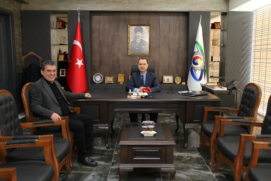 ERGÜN BAŞKAYA'DAN BAŞKAN ÇAPRAZ’A ZİYARET