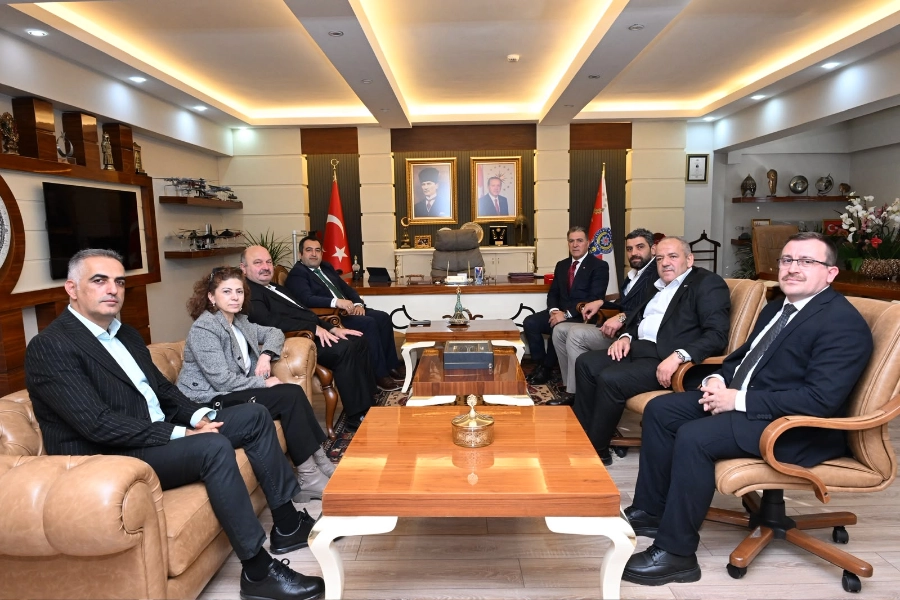 KTSO’DAN EMNİYET MÜDÜRÜ OSMAN TINMAZOL’A ZİYARET
