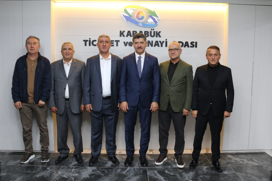 İŞ İNSANLARINDAN BAŞKAN AYAR’A HAYIRLI OLSUN ZİYARETİ