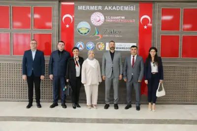 ESKİPAZAR SARI TRAVERTEN TAŞI İÇİN İSCEHİSAR’A İNCELEME GEZİSİ GERÇEKLEŞTİRİLDİ