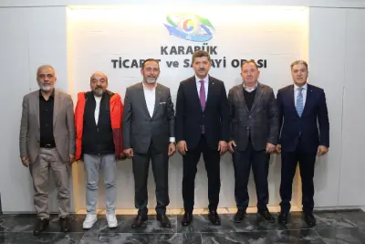 ÇANKIRI TİCARET BORSASI’NDAN KTSO’YA NEZAKET ZİYARETİ