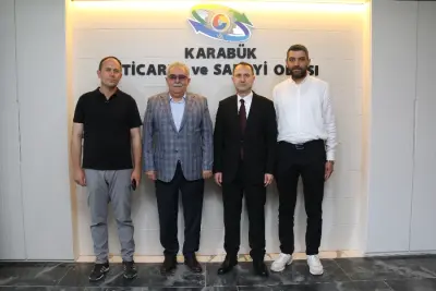 DÜZCE TSO MECLİS BAŞKANI TANJU ACAR’DAN KTSO’YA ZİYARET