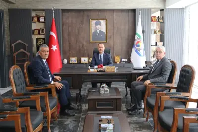 HALKBANKASI BÖLGE VE ŞUBE MÜDÜRÜNDEN KTSO’YA ZİYARET