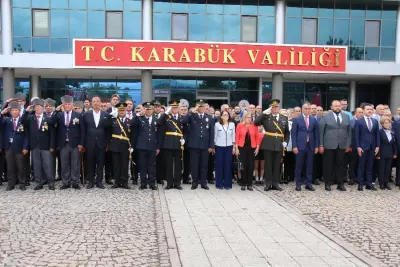 30 AĞUSTOS ZAFER BAYRAMI ÇELENK SUNMA TÖRENİ GERÇEKLEŞTİRİLDİ