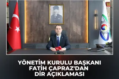 BAŞKAN ÇAPRAZ: "DİR'de KDV DÜZENLEMESİ ÜRETİM MALİYETLERİNİ ARTIRIYOR"
