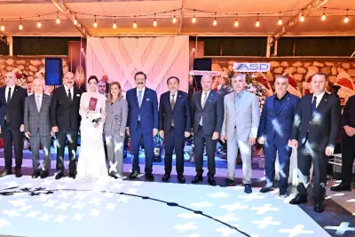 KARABÜK TSO HEYETİ, STSO BAŞKANI EROL ALTUNTEPE'NİN DÜĞÜN TÖRENİNE KATILDI