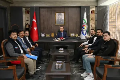 TÜGVA İL TEMSİLCİSİ EREN’DEN BAŞKAN ÇAPRAZ’A ZİYARET