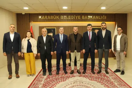 KTSO HEYETİNDEN KARABÜK BELEDİYE BAŞKANI SAYIN ÇETİNKAYA’YA ZİYARET