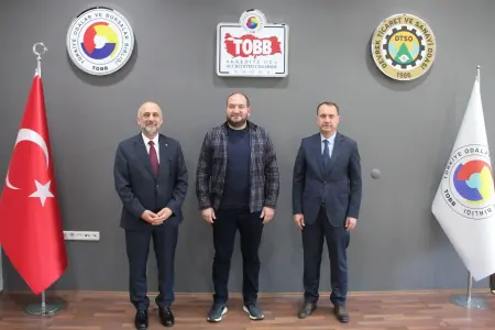 BAŞKAN ÇAPRAZ VE BAŞKAN DEMİR’DEN DEVREK TSO’YA ZİYARET