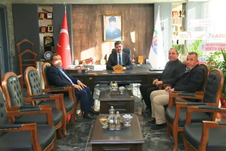 BAŞKAN AYAR’A HAYIRLI OLSUN ZİYARETİ