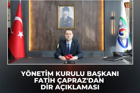 BAŞKAN ÇAPRAZ: "DİR'de KDV DÜZENLEMESİ ÜRETİM MALİYETLERİNİ ARTIRIYOR"
