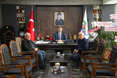 İSLAM VE ADNAN ÖREN’DEN BAŞKAN AYAR’A HAYIRLI OLSUN ZİYARETİ