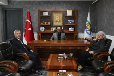 AYDIN VE CÜCÜ’DEN BAŞKAN ÇEBİ’YE ZİYARET