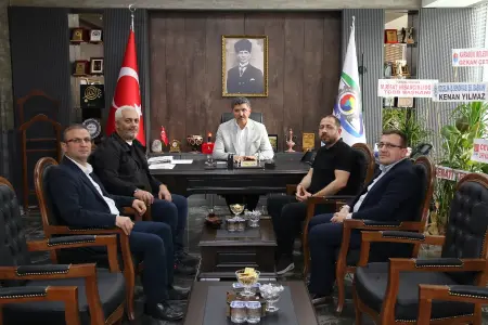 HESAPLARI İNCELEME KOMİSYONU ÜYELERİNDEN BAŞKAN AYAR’A HAYIRLI OLSUN ZİYARETİ