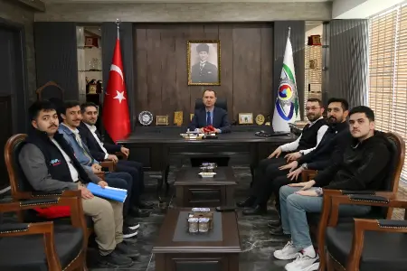 TÜGVA İL TEMSİLCİSİ EREN’DEN BAŞKAN ÇAPRAZ’A ZİYARET