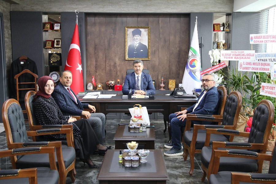 BAŞKAN AYAR’A HAYIRLI OLSUN ZİYARETİ