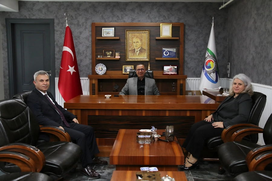 AYDIN VE CÜCÜ’DEN BAŞKAN ÇEBİ’YE ZİYARET