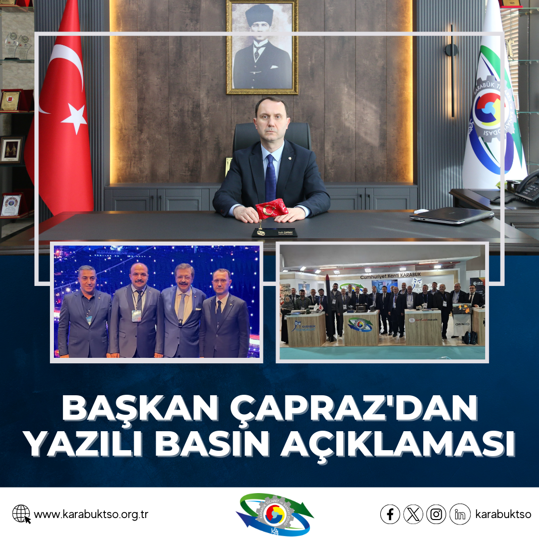 BAŞKAN ÇAPRAZ’DAN YAZILI BASIN AÇIKLAMASI